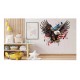 Sticker decorativ, Vultur American, Multicolor, 67 cm, 1270STK-2