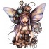 Sticker decorativ, Zana, Maro, 66 cm, 1279STK
