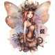 Sticker decorativ, Zana, Maro, 70 cm, 1279STK-1