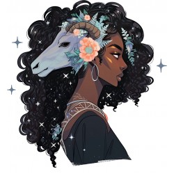 Sticker decorativ, Zodiac Sagetator, Negru, 1377STK-8