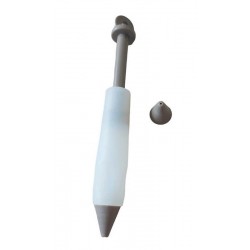 Seringa de Cofetarie 2 Duiuri, Gri, 15 cm, DH0575