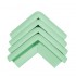 Set 4 Protectii colturi mobila, Verde, HML45